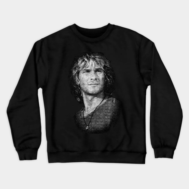 Patrick Swayze*Halftone Crewneck Sweatshirt by Resdis Materials